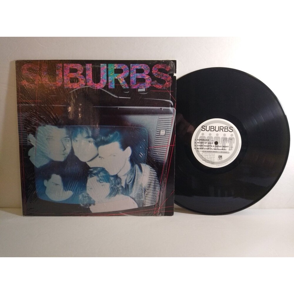 Suburbs - Suburbs Vinyl LP Record NM 1986 A&M New Wave Rock TRANSLUCENT GREEN